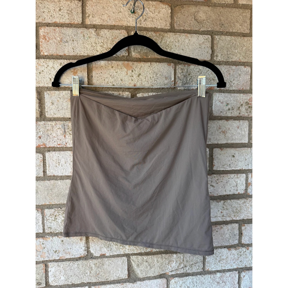 SKIMS Fits Everybody Tube Top Truffle Brown XL NWT - Picture 2 of 4